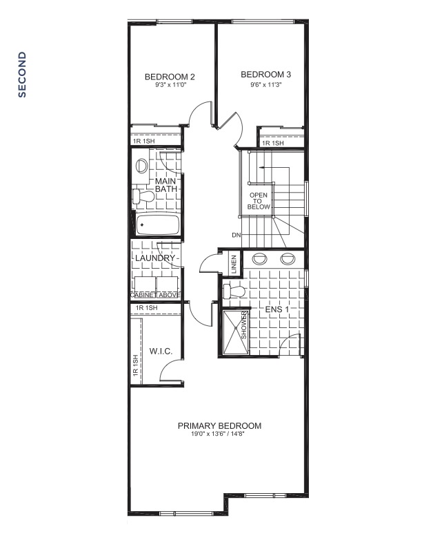 Floorplan Second Level - Ambrosia